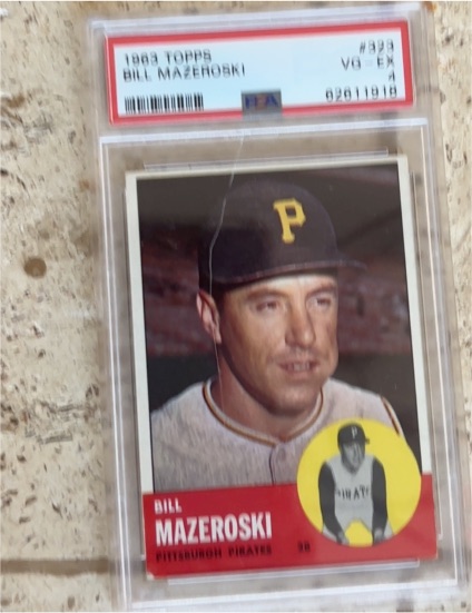 1963 Topps #323 Bill Mazeroski — front