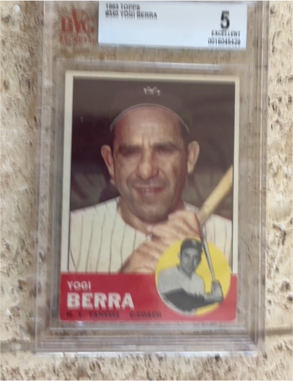 1963 Topps #340 Yogi Berra — front