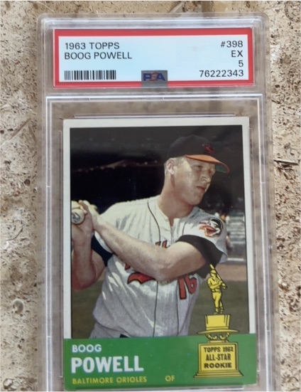 1963 Topps #398 Boog Powell — front