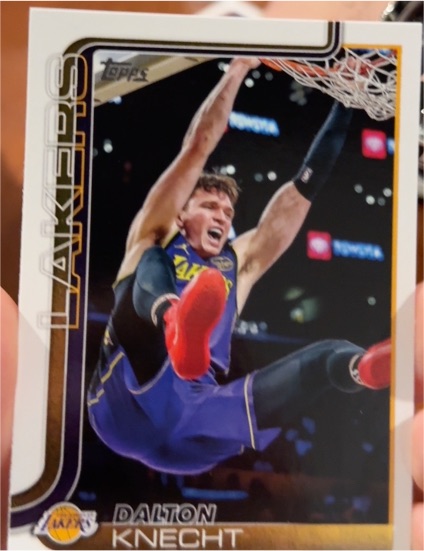 2025-26 Topps #153 Dalton Knecht — front