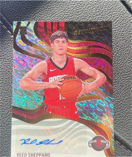 2024-25 Panini Revolution # Reed Sheppard — front