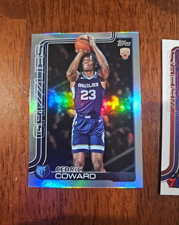 2025-26 Topps Basketball #211 Cedric Coward — front