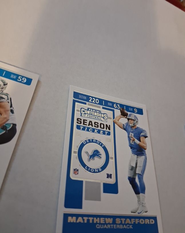 2019 Panini Contenders #72 Matthew Stafford — front