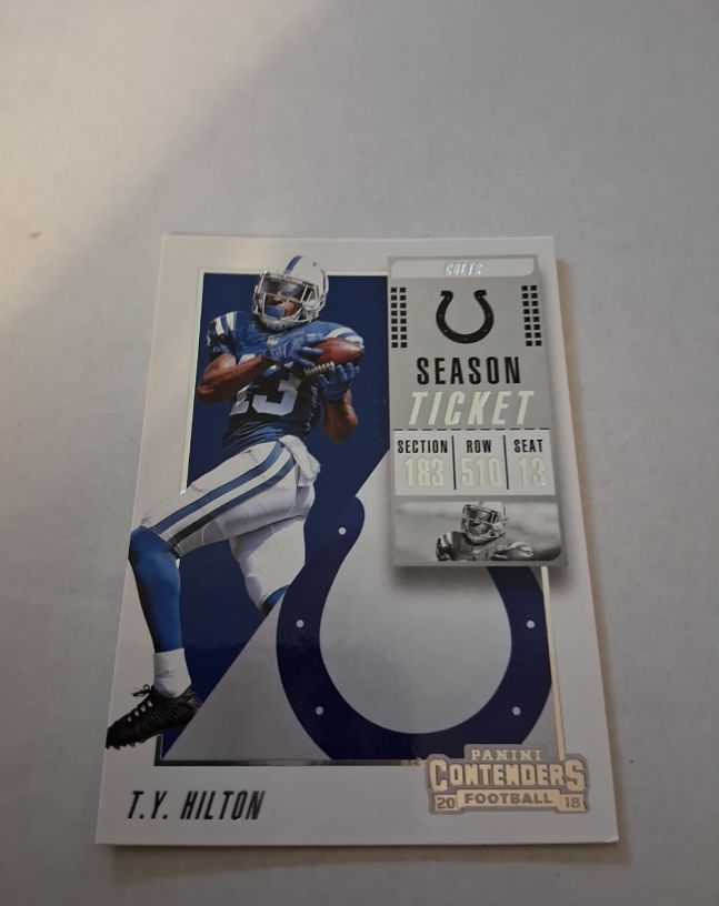 2018 Panini Contenders #57 T.Y. Hilton — front