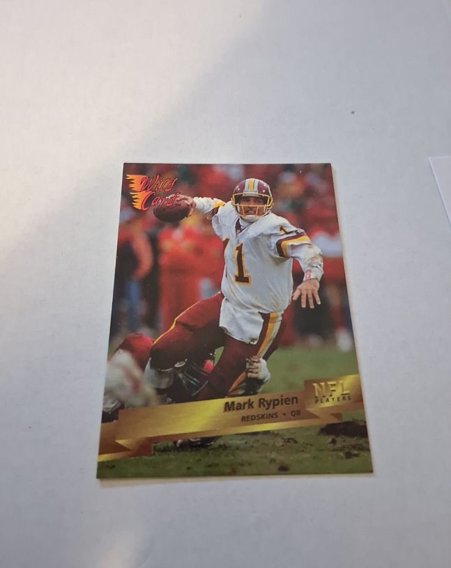 1993 Wild Card #161 Mark Rypien — front