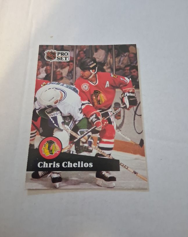 1991 Pro Set #48 Chris Chelios — front