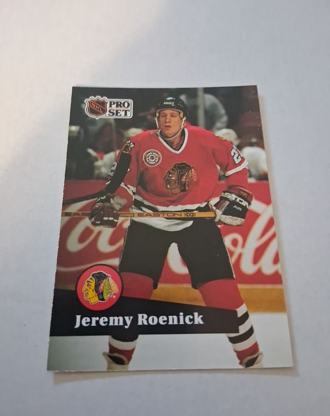 1991-92 Pro Set #40 Jeremy Roenick — front