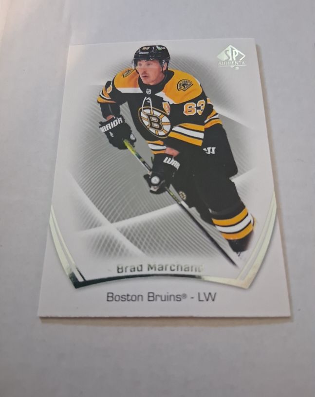 2011-12 Upper Deck SP Authentic Brad Marchand — front