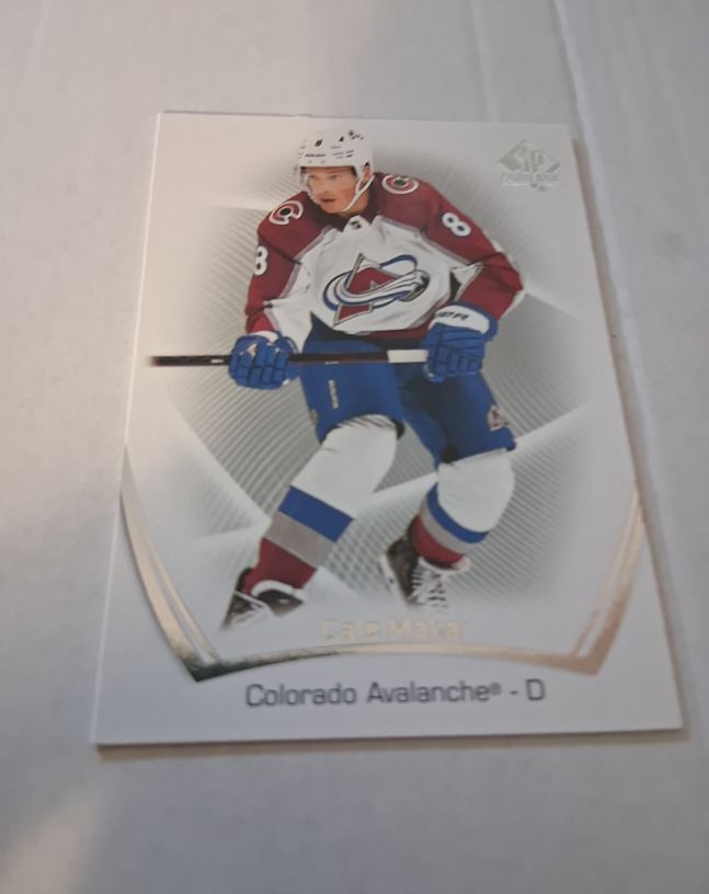 2021-22 SP Authentic #100 Cale Makar — front