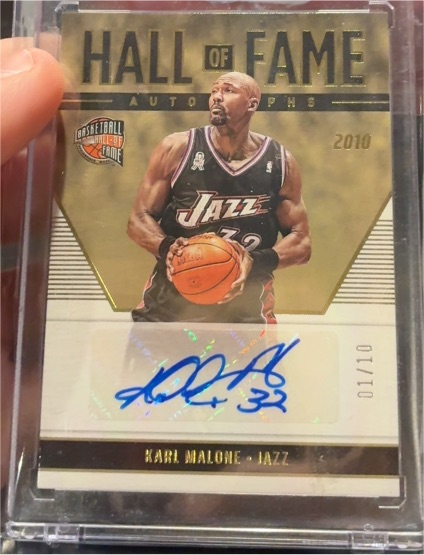 2010 Panini Chronicles Hall of Fame #01/10 Karl Malone — front