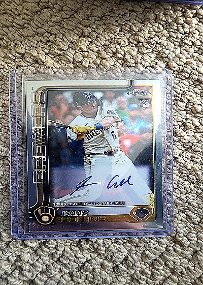 2025 Topps Chrome #RA-IC Isaac Collins — front