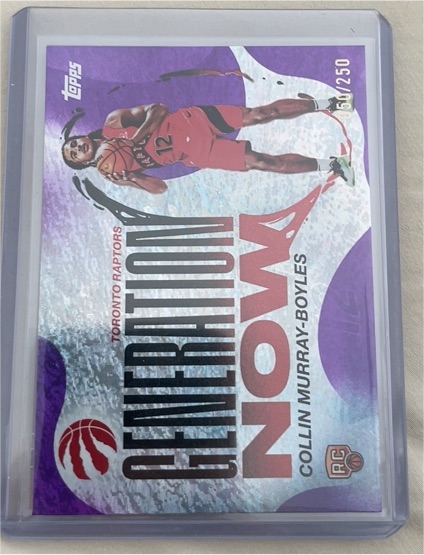 2025-26 Topps #GN-9 Collin Murray-Boyles Generation Now — front