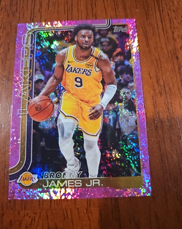 2025-26 Topps #152 Bronny James Jr. — front