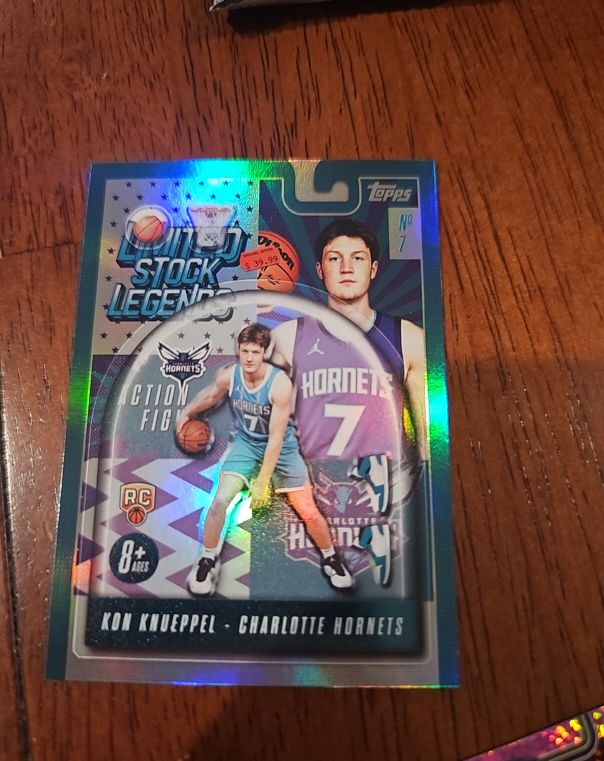 2025 Topps Limited Stock Legends #7 Kon Knueppel — front