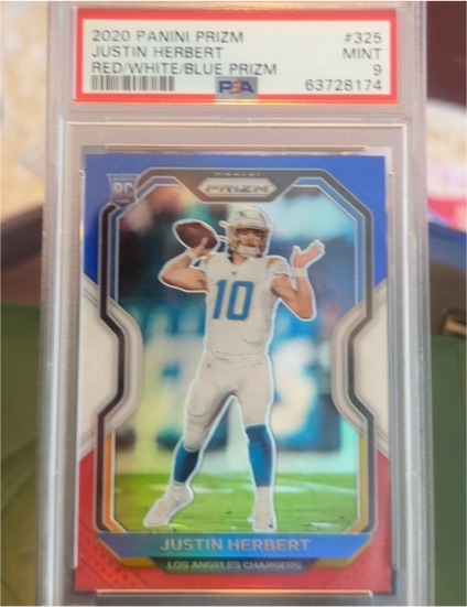 2020 Panini Prizm #325 Justin Herbert — front