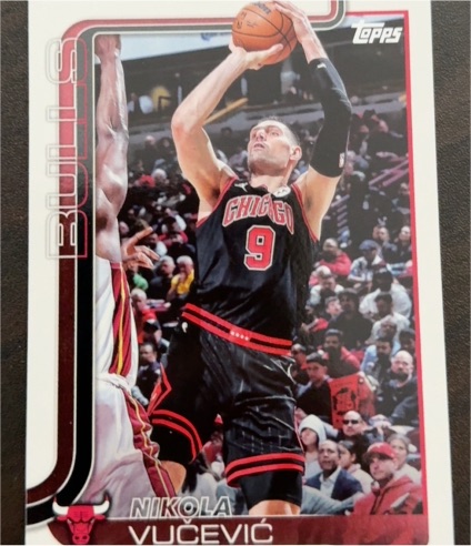 2025-26 Topps #36 Nikola Vučević — front