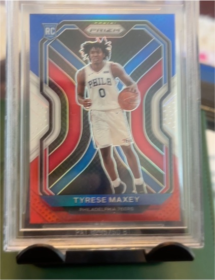 2020-21 Panini Prizm #256 Tyrese Maxey — front