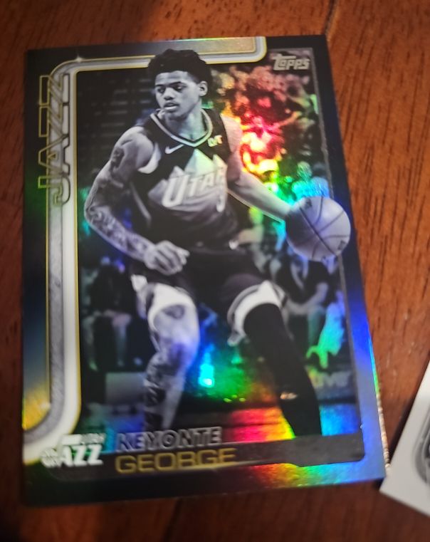 2025 Topps Blackout Remonte George — front
