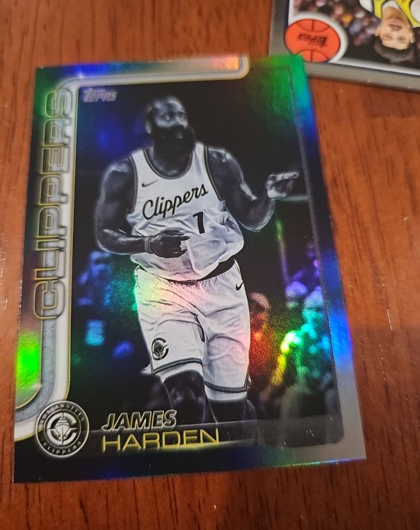 2025-26 Topps Basketball Blackout # James Harden — front