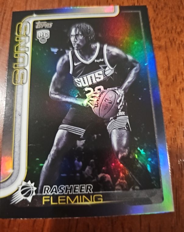 2025-26 Topps Blackout #28 Rasheer Fleming — front