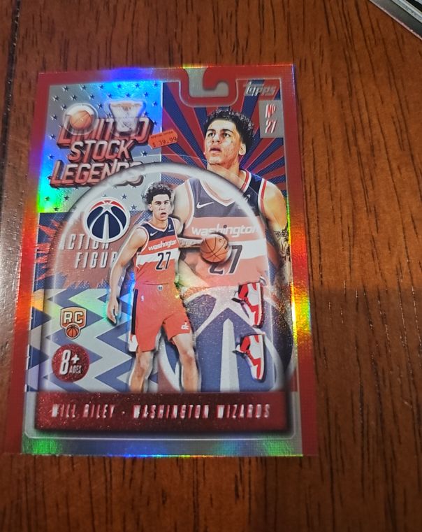 2025 Topps Limited Stock Legends #NS-21 Will Riley — front