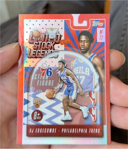 2025 Topps Limited Stock Legends #77 VJ Edgecombe — front