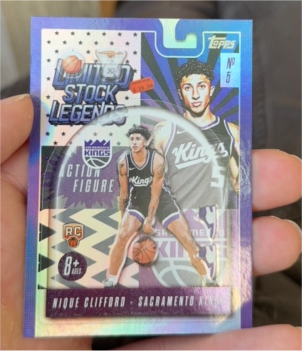 2025-26 Topps Limited Stock Legends #LST-24 Nique Clifford — front