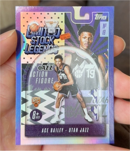 2025 Topps Basketball Limited Stock Legends #LST-5 Ace Bailey — front