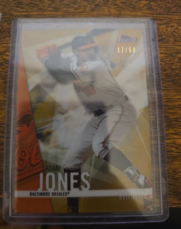 2017 Topps Finest #47 Adam Jones — front