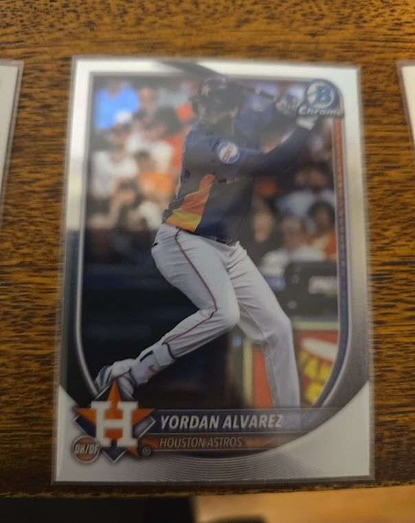 2025 Bowman Chrome #81 Yordan Alvarez — front