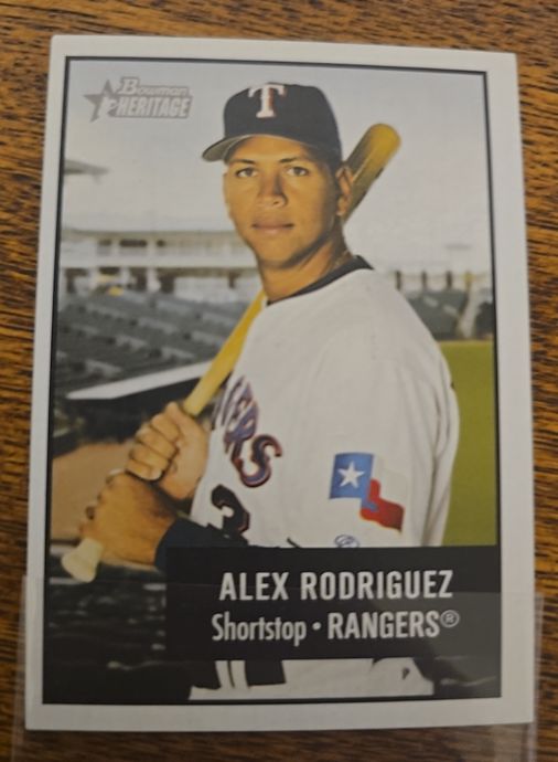 2003 Bowman Heritage #50 Alex Rodriguez — front