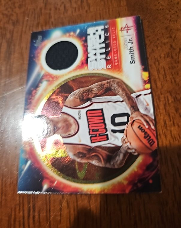 2025-26 Topps Swish & Stitch Relics #SST-JSJ Jabari Smith Jr. — front