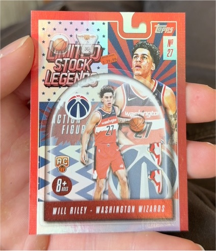 2025 Topps Limited Stock Legends #27 Will Riley — front