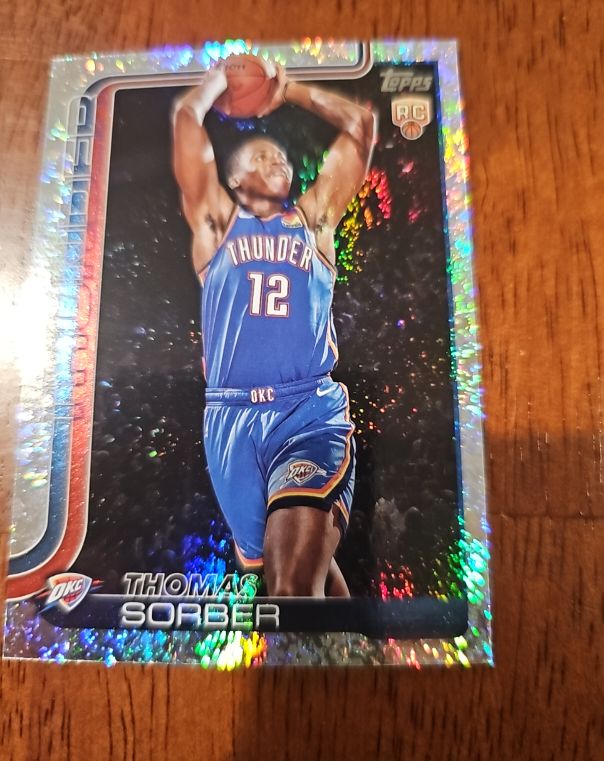 2025-26 Topps #215 Thomas Sorber — front