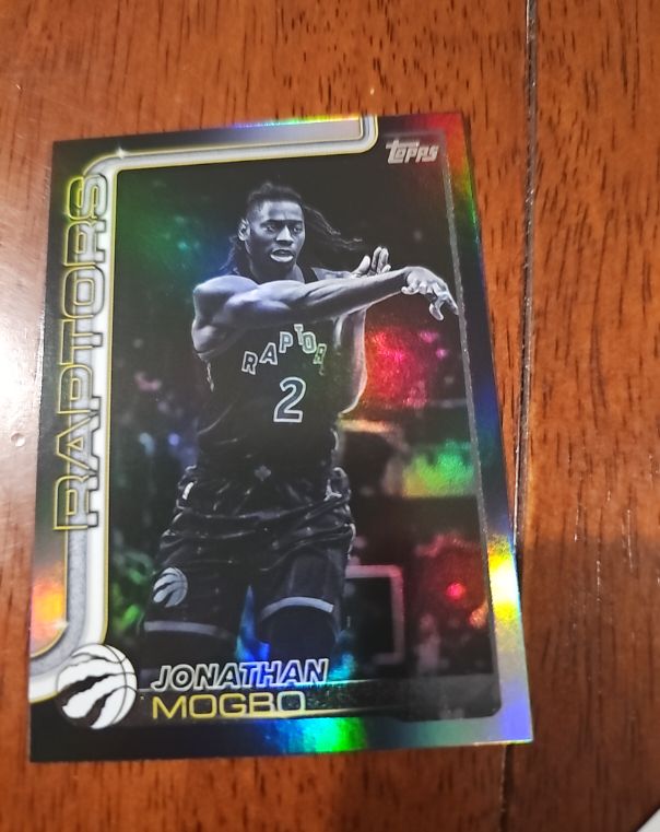 2025 Topps Basketball Blackout Jonathan Mogbo — front