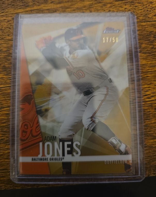 2017 Topps Finest #47 Adam Jones — front