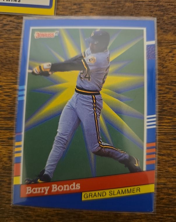 1991 Donruss #5 Barry Bonds Grand Slammer — front