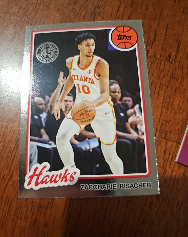 2025-26 Topps Basketball #80BK-24 Zaccharie Risacher — front
