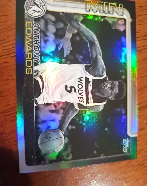 2025 Topps #MIN Anthony Edwards — front