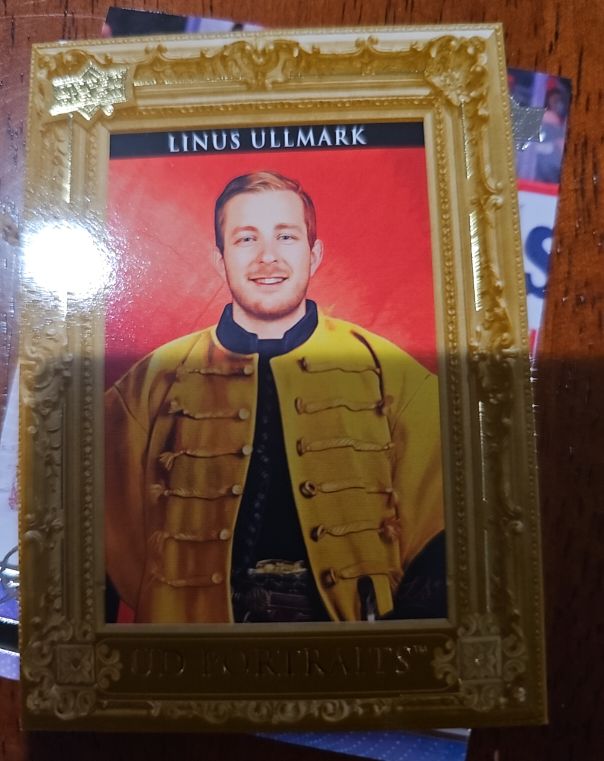 2023-24 Upper Deck Series 2 UD Portraits #P42 Linus Ullmark — front