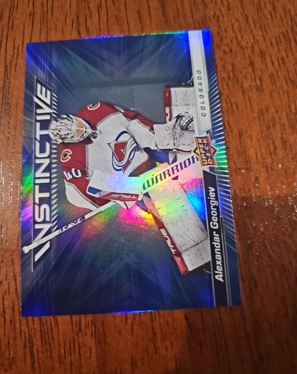 2023-24 Upper Deck Series 2 Instinctive #IN-9 Alexandar Georgiev — front