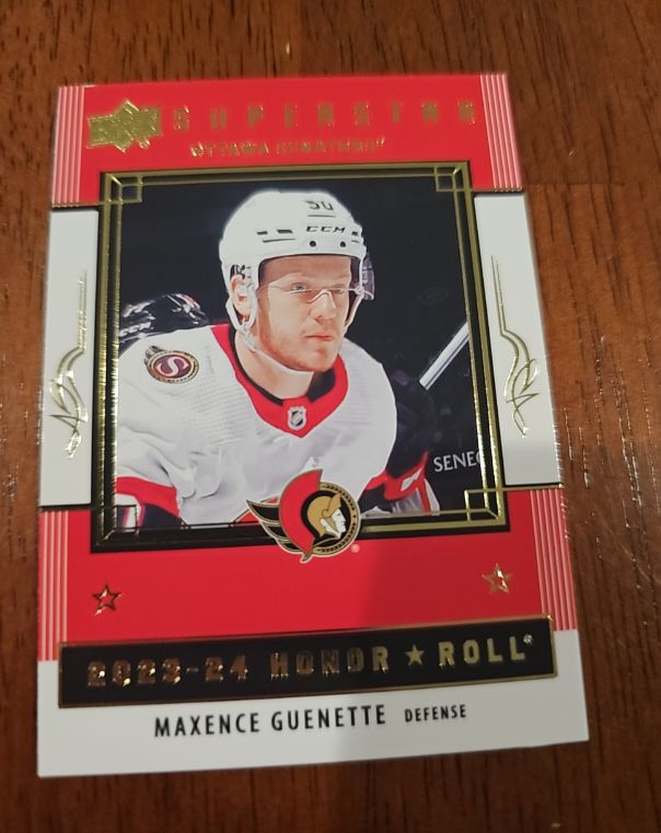 2023-24 Upper Deck Series 2 #HR50 Maxence Guenette Honor Roll — front