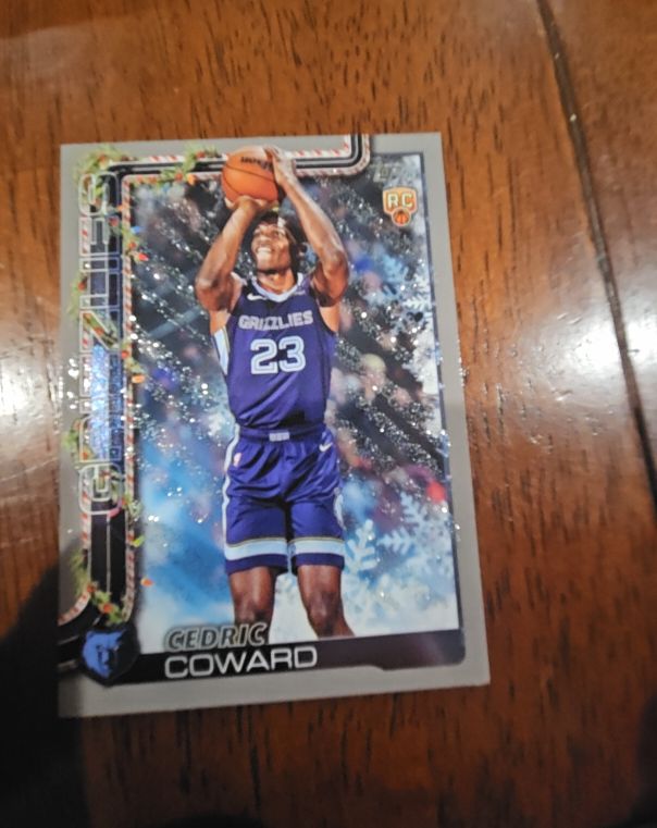 2025-26 Topps Holiday #H171 Cedric Coward — front