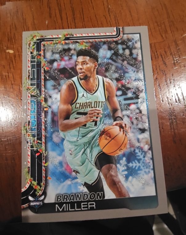 2025-26 Topps Holiday #H54 Brandon Miller — front