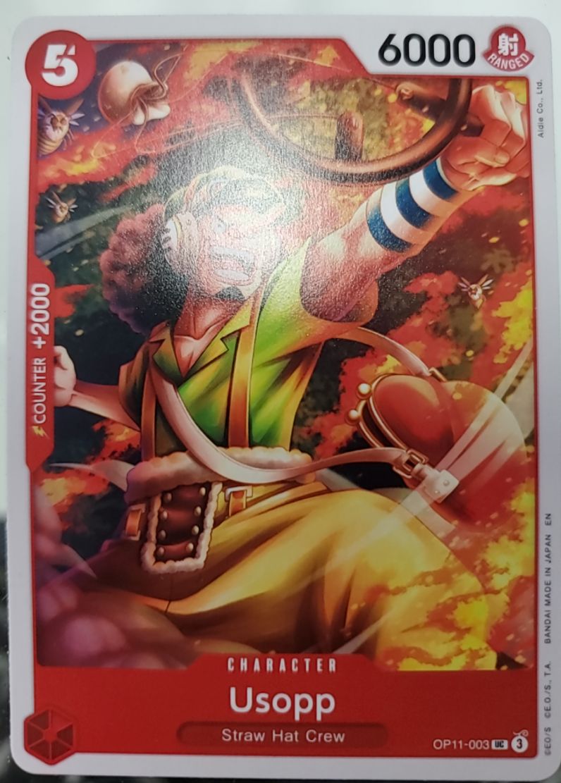 One Piece A Fist of Divine Speed OP11-003 Usopp — front
