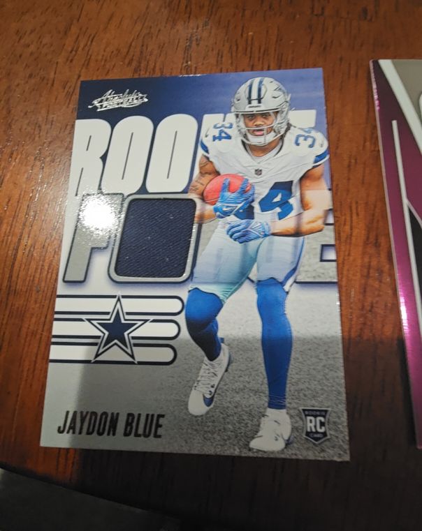 2025 Panini Absolute #RF-JBE Jaydon Blue Rookie Force Patch — front
