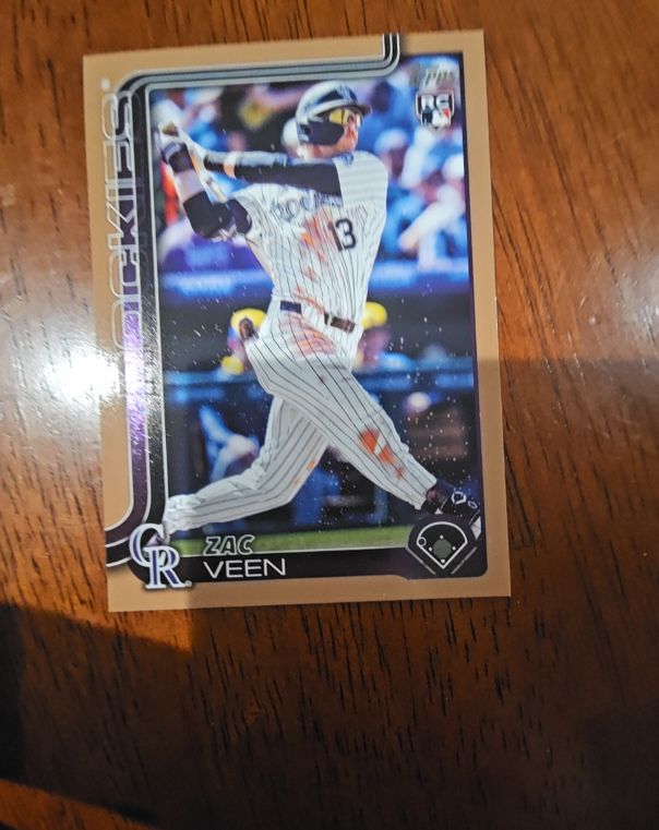 2025 Topps Update Series Baseball #US286 Zac Veen — front