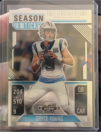 2024 Panini Contenders Optic #7 Bryce Young Season Ticket — front