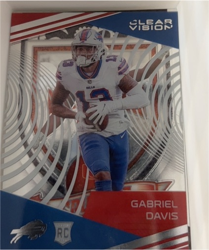 2020 Panini Chronicles Clear Vision #CV-26 Gabriel Davis — front