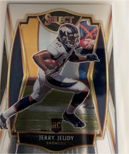 2020 Panini Select Premier Level #156 Jerry Jeudy Rookie Card — front